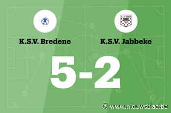 Deblauwe leidt SV Bredene B naar zege tegen SV Jabbeke B
