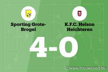 Geen verbetering voor Helson B na verlies tegen Grote Brogel