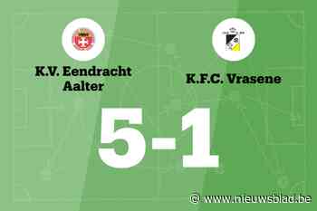 Smessaert maakt twee goals voor Eendracht Aalter in wedstrijd tegen KFC Vrasene