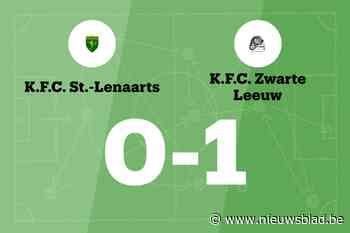 Sint-Lenaarts verliest thuiswedstrijd nipt van Zwarte Leeuw
