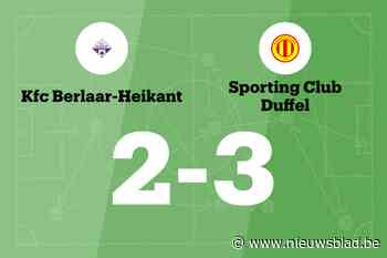 SC Duffel B maakt tegen Berlaar-Heikant B einde aan slechte reeks