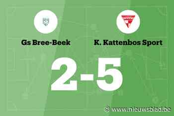 Kattenbos wint spektakelwedstrijd van Bree-Beek B