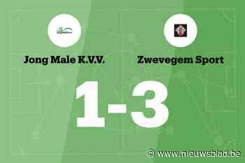 Garrevoet maakt twee goals voor Zwevegem Sport in wedstrijd tegen Jong Male