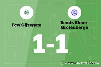 FCW Gijzegem en Eendracht Elene-Grotenberge B delen de punten