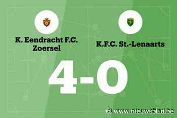 Zoersel B zet ongeslagen reeks voort