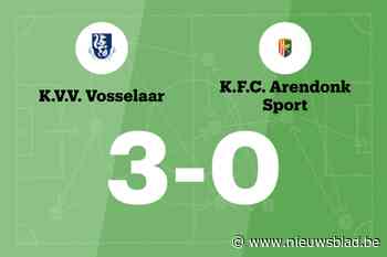 Vosselaar maakt het verschil in de tweede helft tegen Arendonk B