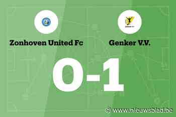 Zonhoven Utd. B lijdt een 0-1 nederlaag thuis tegen Genk VV