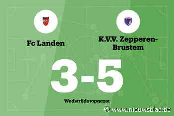 Match tussen FC Landen B en Zepperen-Brustem B stopgezet