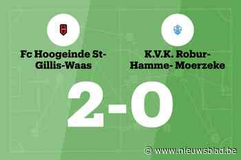 FC Hoogeinde zet sterke reeks zonder nederlagen verder met winst tegen KVK Robur Hamme-Moerzeke