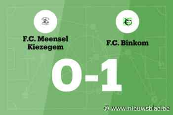D'Hoore leidt Binkom voorbij Meensel-Kiezegem