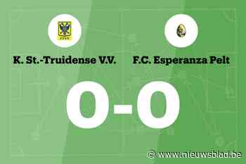 STVV B en Esperanza Pelt blijven steken op 0-0
