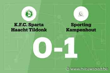 Vangrunderbeek is goud waard voor Kampenhout tegen Sparta Haacht Tildonk