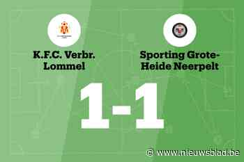 V. Lommel en Grote Heide delen de punten