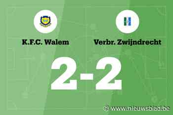 Walem en V. Zwijndrecht delen de punten