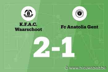 FAC Waarschoot verslaat Fc Anatolia Gent en blijft winnen