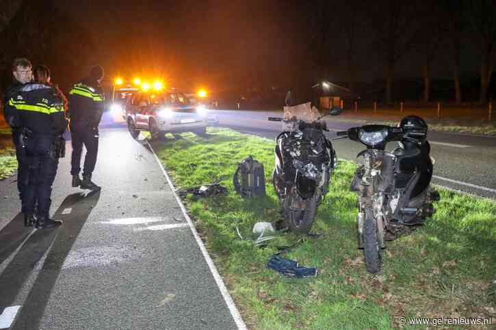 Frontale botsing op fietspad na inhalen hardloper