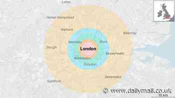 Terrifying interactive map reveals exactly what will happen if the 'city-destroying' asteroid hits the UK in 2032