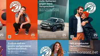 "Volle Batterien gegen leere Versprechen": Citroën nutzt die Bundestagswahl für eine bunt-freche Elektro-Offensive
