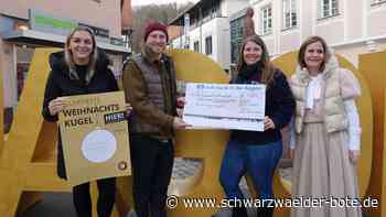 Weihnachtskugeln gekauft: So viel spenden die Nagolder für Kinderhospizdienst