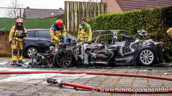 112-nieuws: elektrische auto compleet uitgebrand • zoektocht met sonarboot