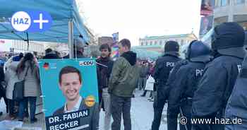 CDU-Wahlkampf in Hannover: Störungen am Rand von Großdemo haben Folgen