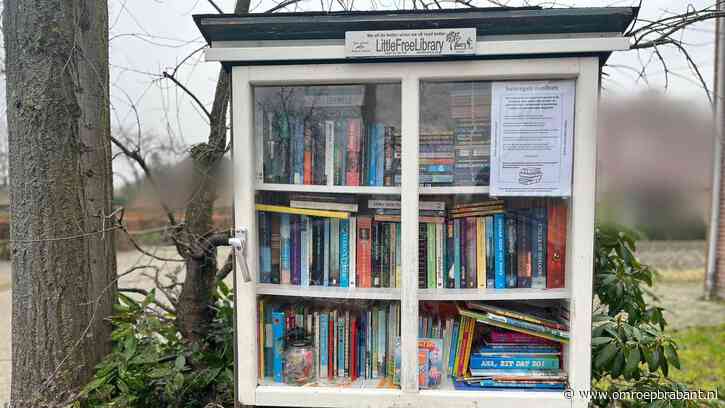 Minibieb staat na diefstal en brand weer bomvol boeken