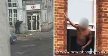 Armed police in stand-off with 'man waving knife from window' in Lewisham