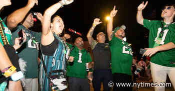 Eagles Fans Celebrate Super Bowl Win in New Orleans