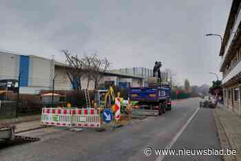 Zinkgat zorgt voor wegverzakking op Hombeeksesteenweg: “De beschadigde riolering wordt deze week hersteld”