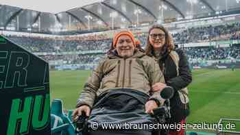 Schwerkranker Fußballfan erlebt VfL-Heimspiel hautnah 