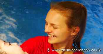 Meet the girl with a severe spinal condition who loves being in the pool