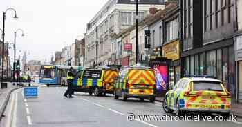 One person taken to hospital after crash involving bus on Shields Road in Byker