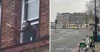 ‘AVOID’ area as police in seven-hour stand off with man waving knife in Lewisham