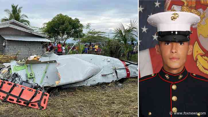 Marine identified as victim of surveillance flight that crashed in Philippines