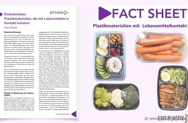Gesundheitsgefahren durch Plastikchemikalien: Exit Plastik veröffentlicht Bericht und lädt zur Podiumsdiskussion