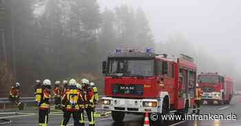 Lkw-Brand auf A73 bei Bamberg: Schuld war laut Polizei ein technischer Defekt