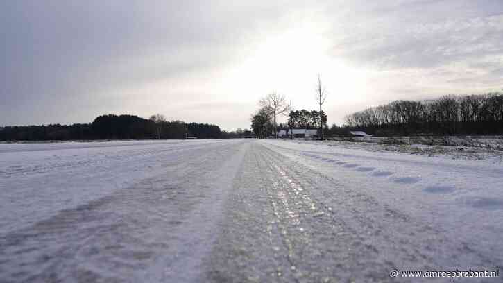 Code geel vanwege gladheid door sneeuwval