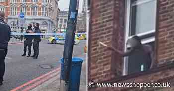Armed police lock down Lewisham High Street after man 'seen waving knife'