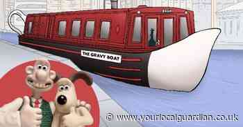 Floating 'gravy' boat pops up in Paddington in nod to Wallace and Gromit