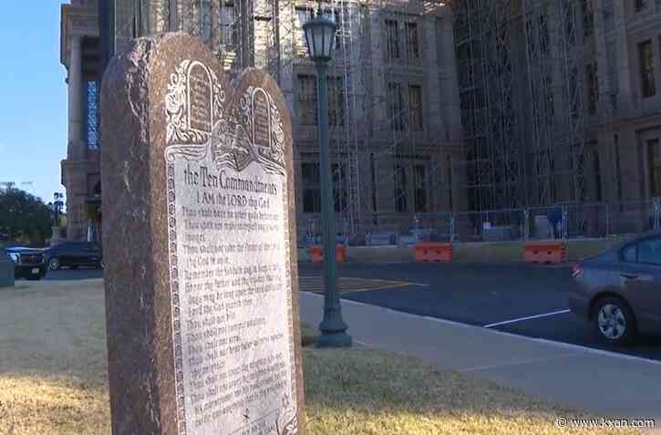 Senate files bill that would require the Ten Commandments be displayed in Texas public schools