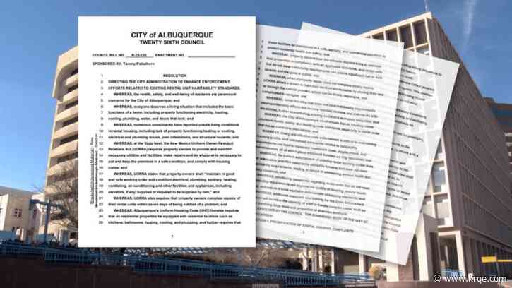 Albuquerque lawmaker wants to enforce habitable living condition laws in rental properties