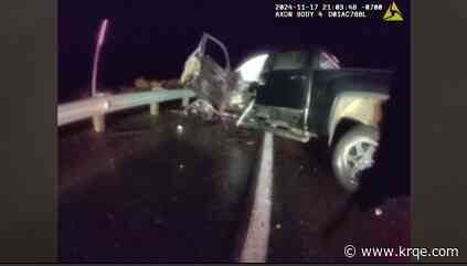 VIDEO: Family of three hit along with semi between Hatch & Deming