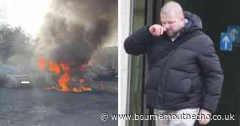 Man torched neighbour’s vehicles after argument causing £10k of damage