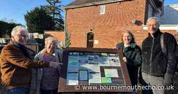 Railway heritage information board installed in Upton