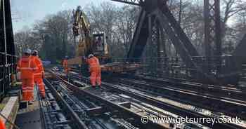 Pictures show how 'vital' engineering work should make Guildford to Gatwick rail journeys 'smoother and more reliable'