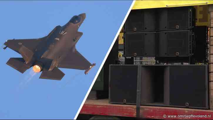 Lelystad - Boeren op tournee met straaljagergeluid: 'Wat een pokkenherrie'