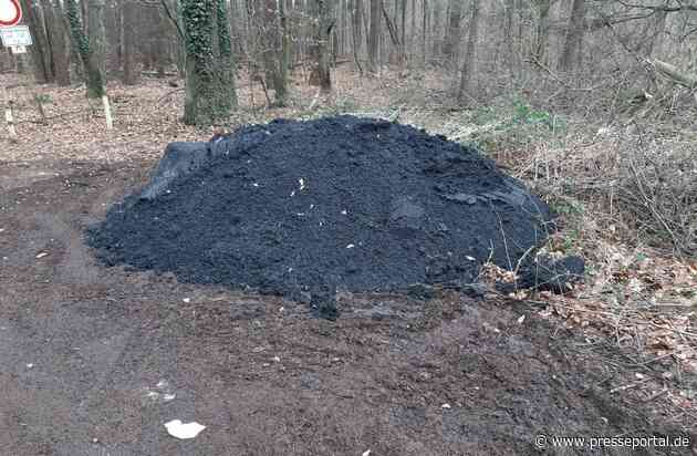 POL-OF: Asphalt im Wald abgeladen: Kripo bittet um Hinweise