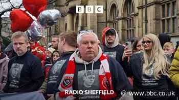 Emotional march through Sheffield