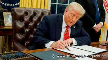 Donald Trump: US-Präsident ordnet Rückkehr zu Plastik-Strohhalmen an