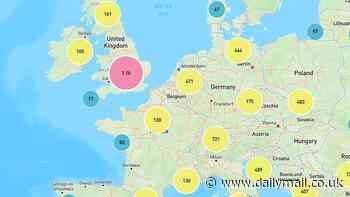 Need a workation? Fascinating interactive map created by AI reveals 50,000 digital-nomad-friendly hotels and apartments containing ergonomic chairs and desks